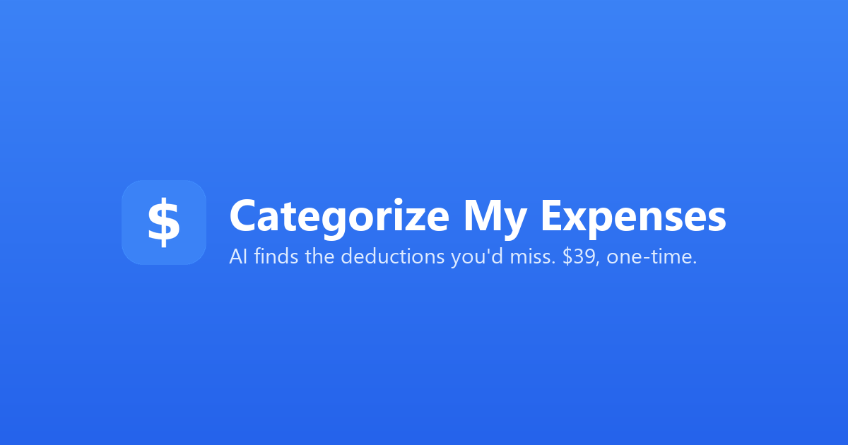 Categorize My Expenses vs. QuickBooks Self-Employed (2026)